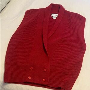 JH Collectibles Vintage Dark Red Sweater Vest